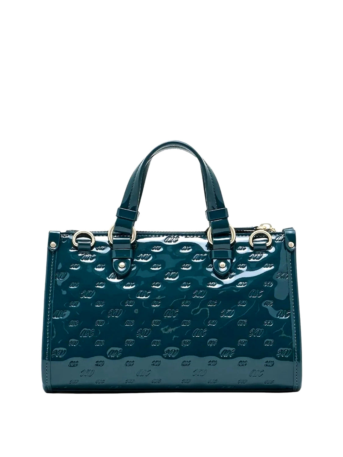 ARMANI EXCHANGE Borsa Lucida Con Motivo In Rilievo E Tracolla Removibile Armani Exchange - Mystery Mystery