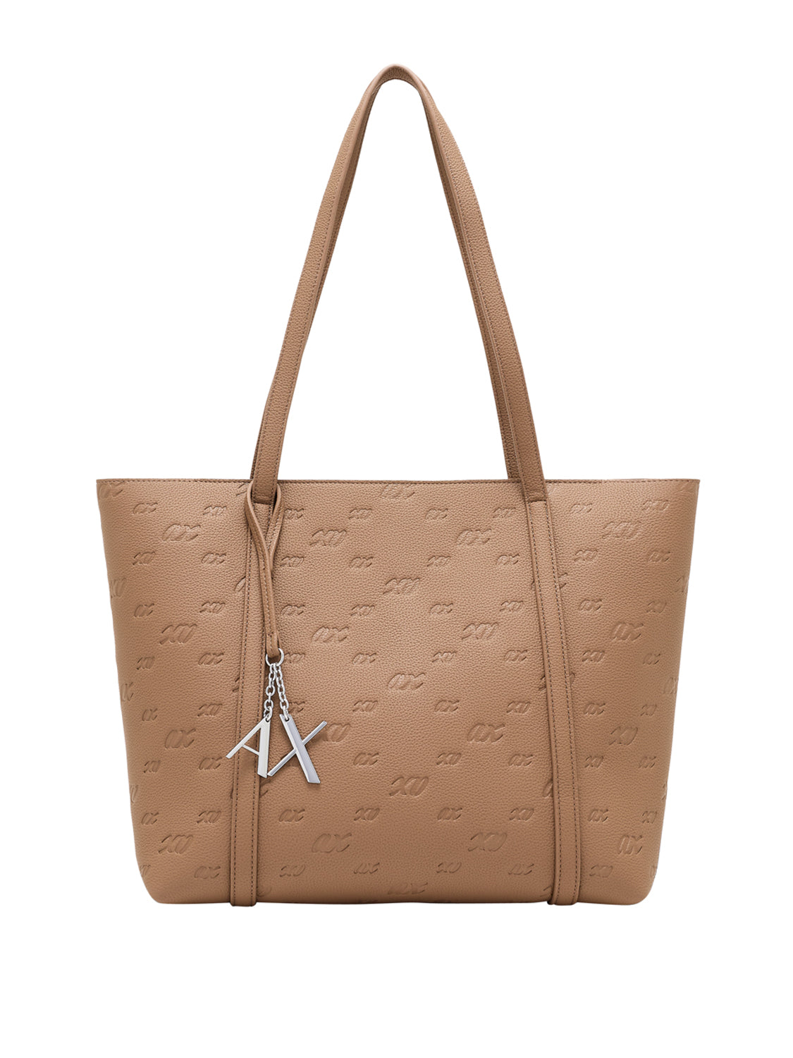 ARMANI EXCHANGE Armani Exchange Borsa Shopper Charm Logo Marrone Marrone