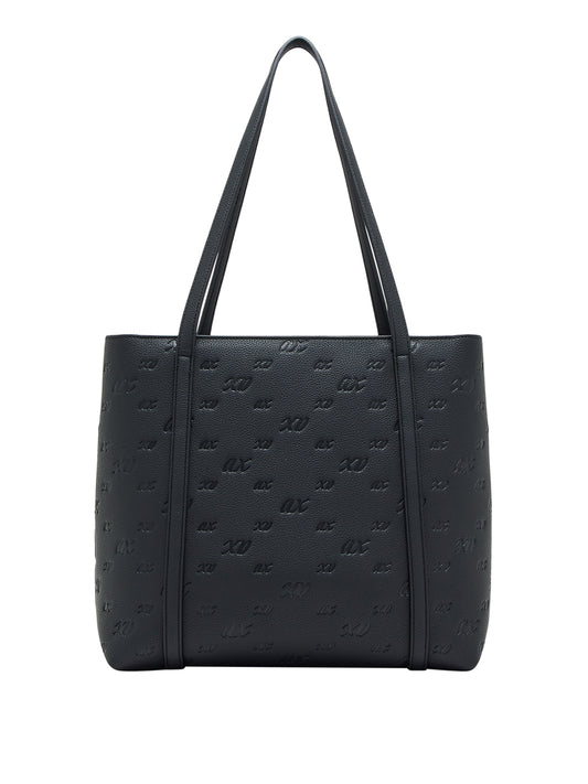 ARMANI EXCHANGE Armani Exchange Borsa Shopper Charm Logo Nero BLACK