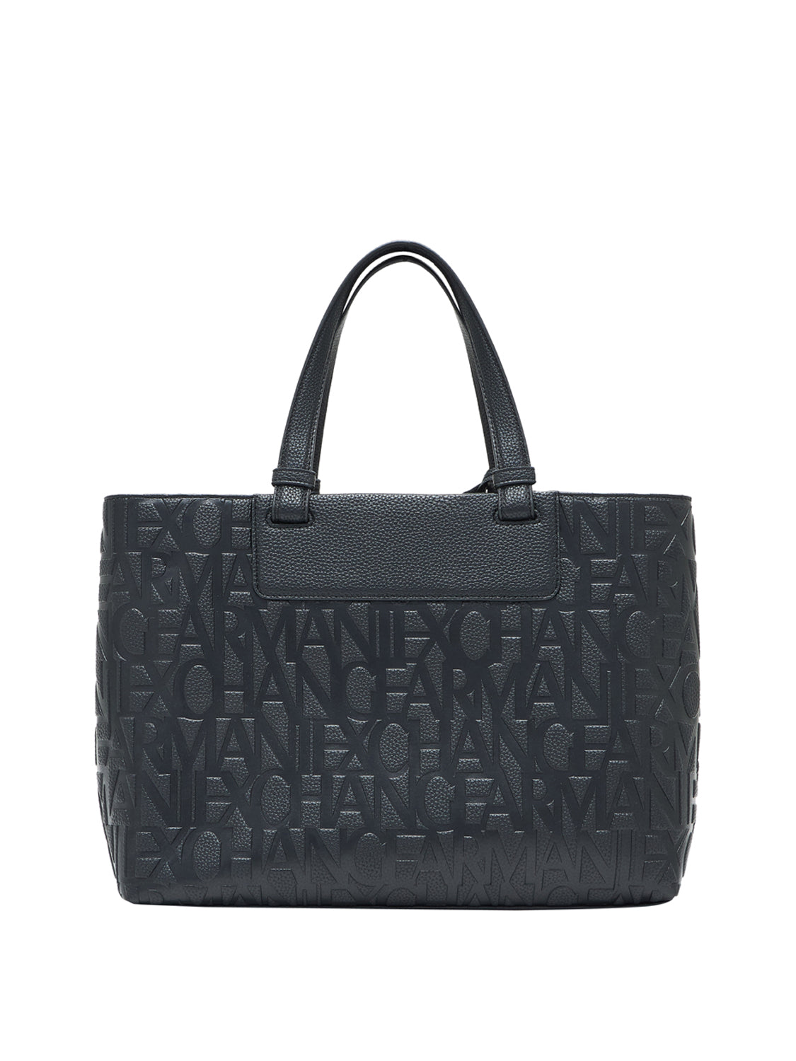ARMANI EXCHANGE Armani Exchange Borsa Shopper Logo Frontale Nero BLACK