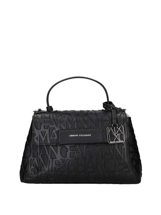 ARMANI EXCHANGE Armani Exchange Borsa A Mano Logo Frontale Nero BLACK