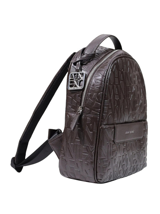 ARMANI EXCHANGE Armani Exchange Zaino Logo Frontale Marrone Antagonist