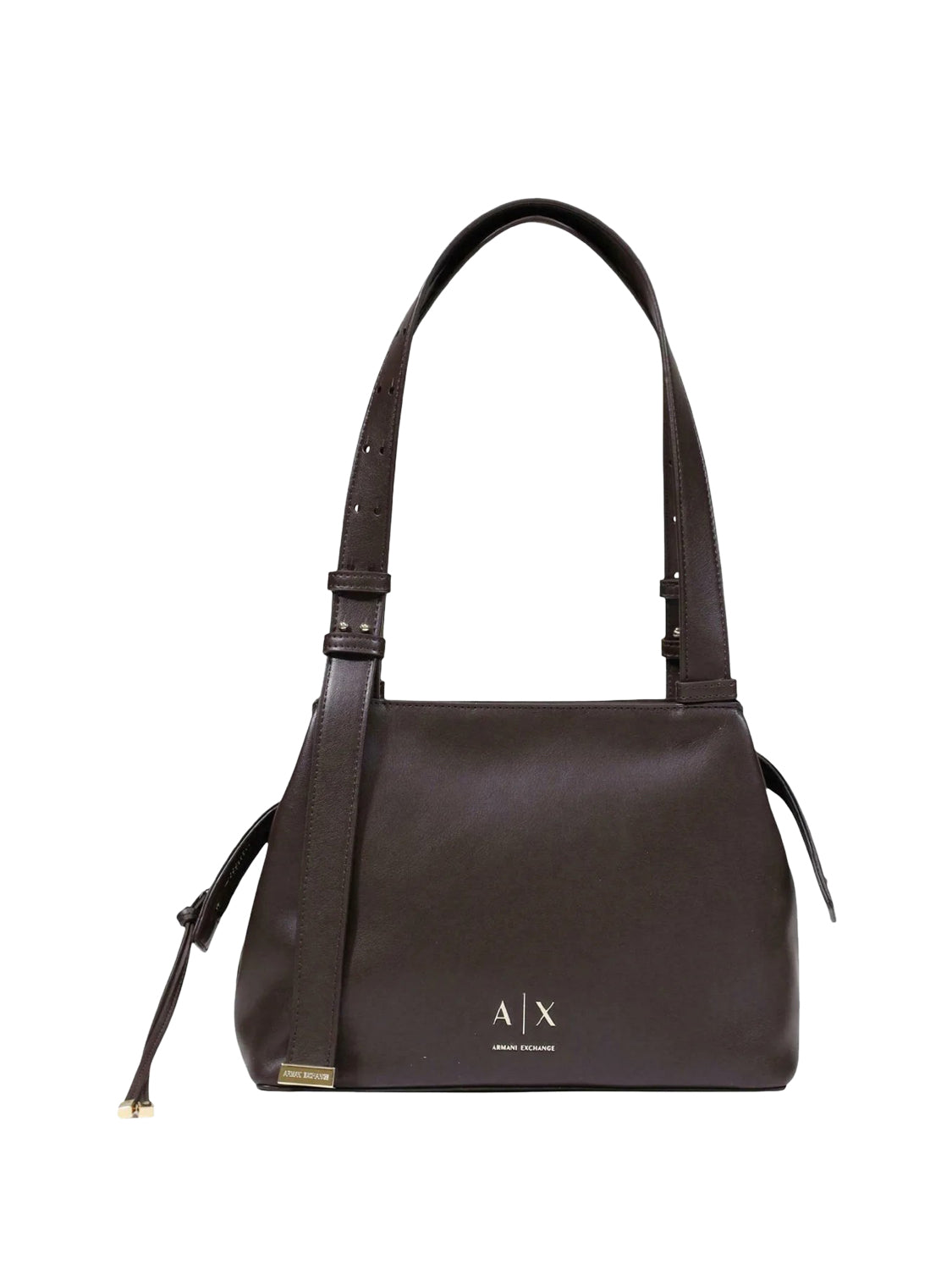 ARMANI EXCHANGE Borsa Armani Exchange Piccola A Spalla Con Due Manici - Marrone Antagonist