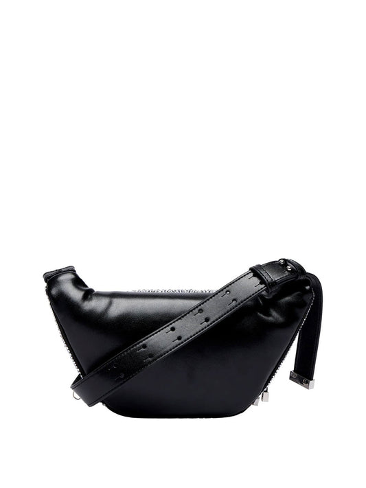 ARMANI EXCHANGE Mini Borsa Con Rivestimento Esterno In Vetro Armani Exchange - Black/Crystal Black/Crystal