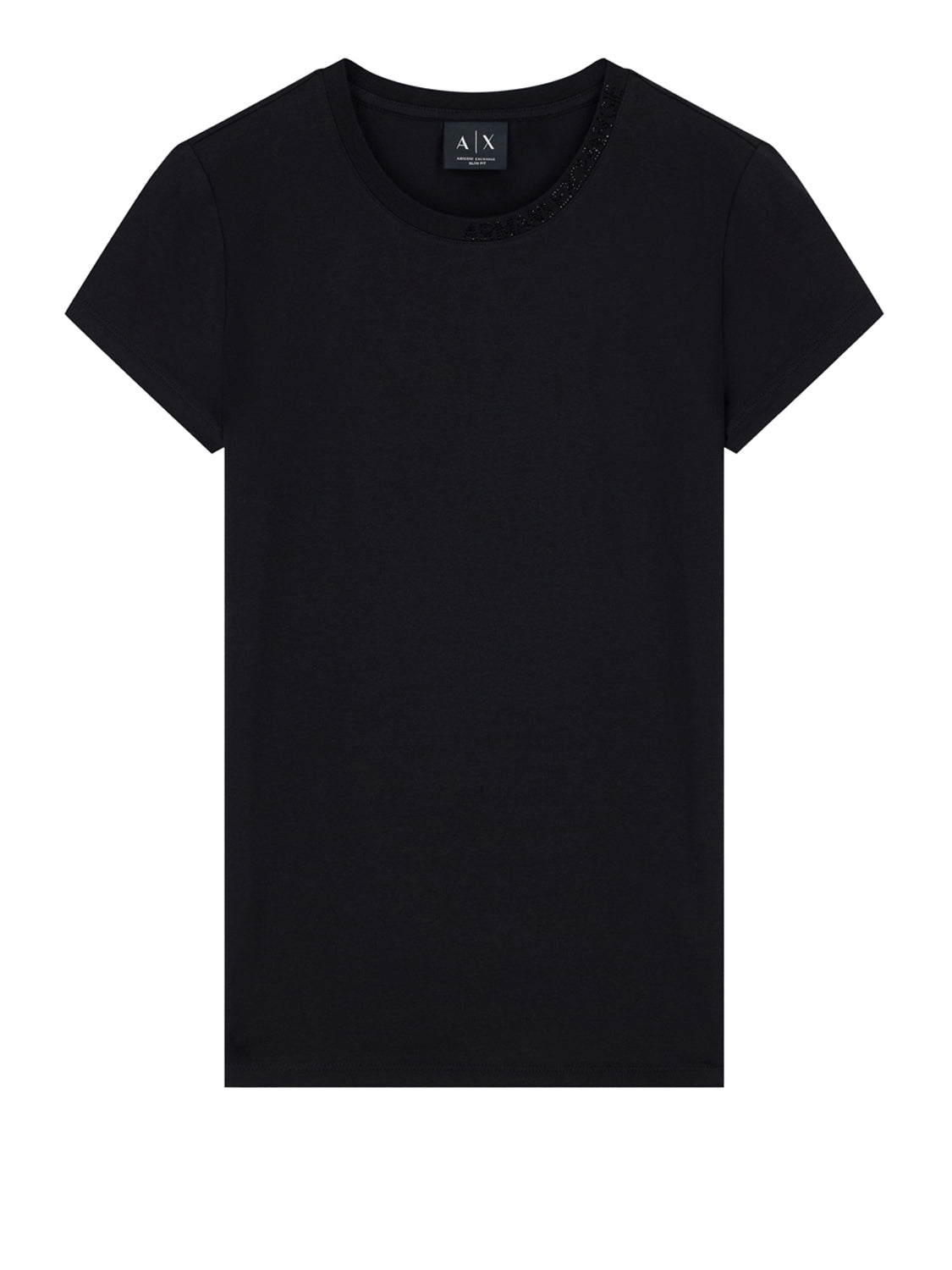 ARMANI EXCHANGE Armani Exchange T-Shirt Logo Frontale Nero BLACK