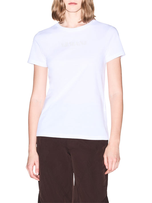 ARMANI EXCHANGE Armani Exchange T-Shirt In Jersey Di Cotone Bianco Optic White