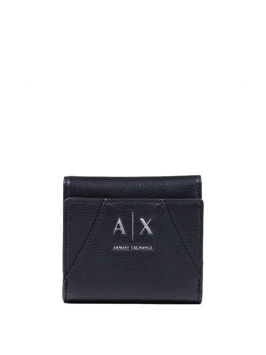 ARMANI EXCHANGE Armani Exchange Portafoglio Logo Frontale Nero BLACK
