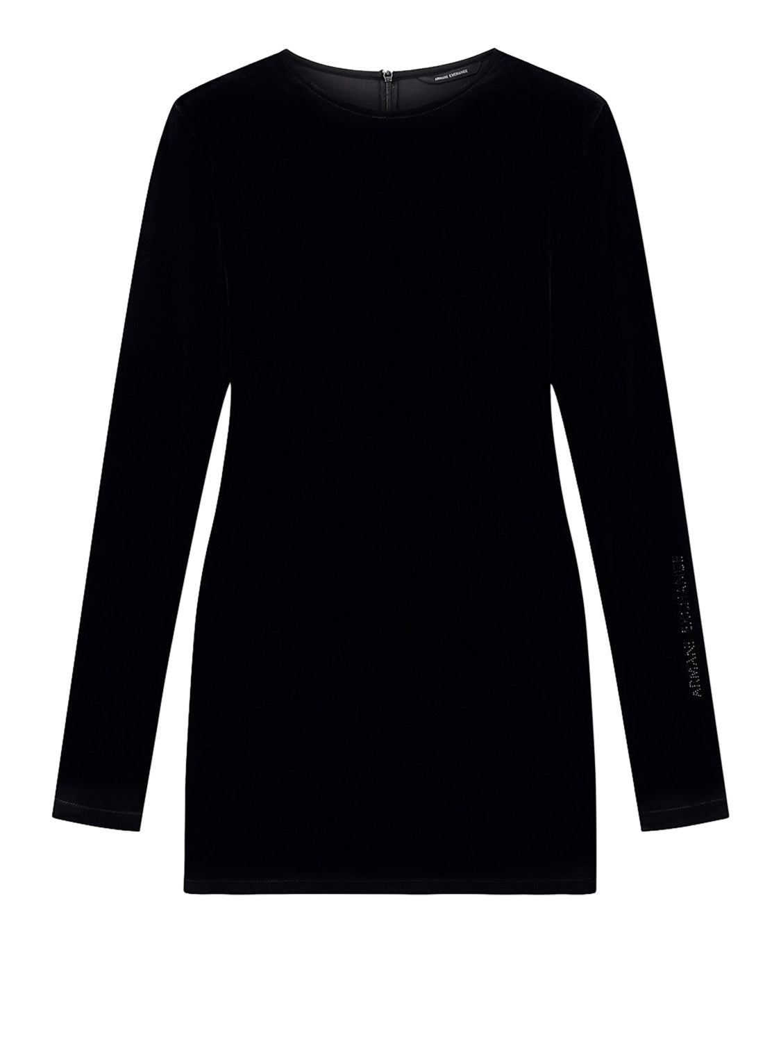 Armani Exchange Abito Aderente In Velluto Elasticizzato Armani Exchange - Nero BLACK