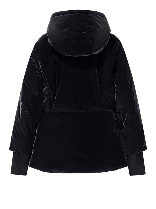 ARMANI EXCHANGE Armani Exchange Giubbino Up For Party Effetto Velluto Con Cappuccio - Nero BLACK