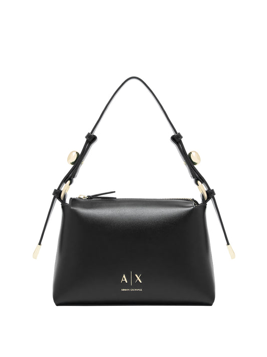 ARMANI EXCHANGE Armani Exchange Borsa A Tracolla Logo Frontale Nero BLACK