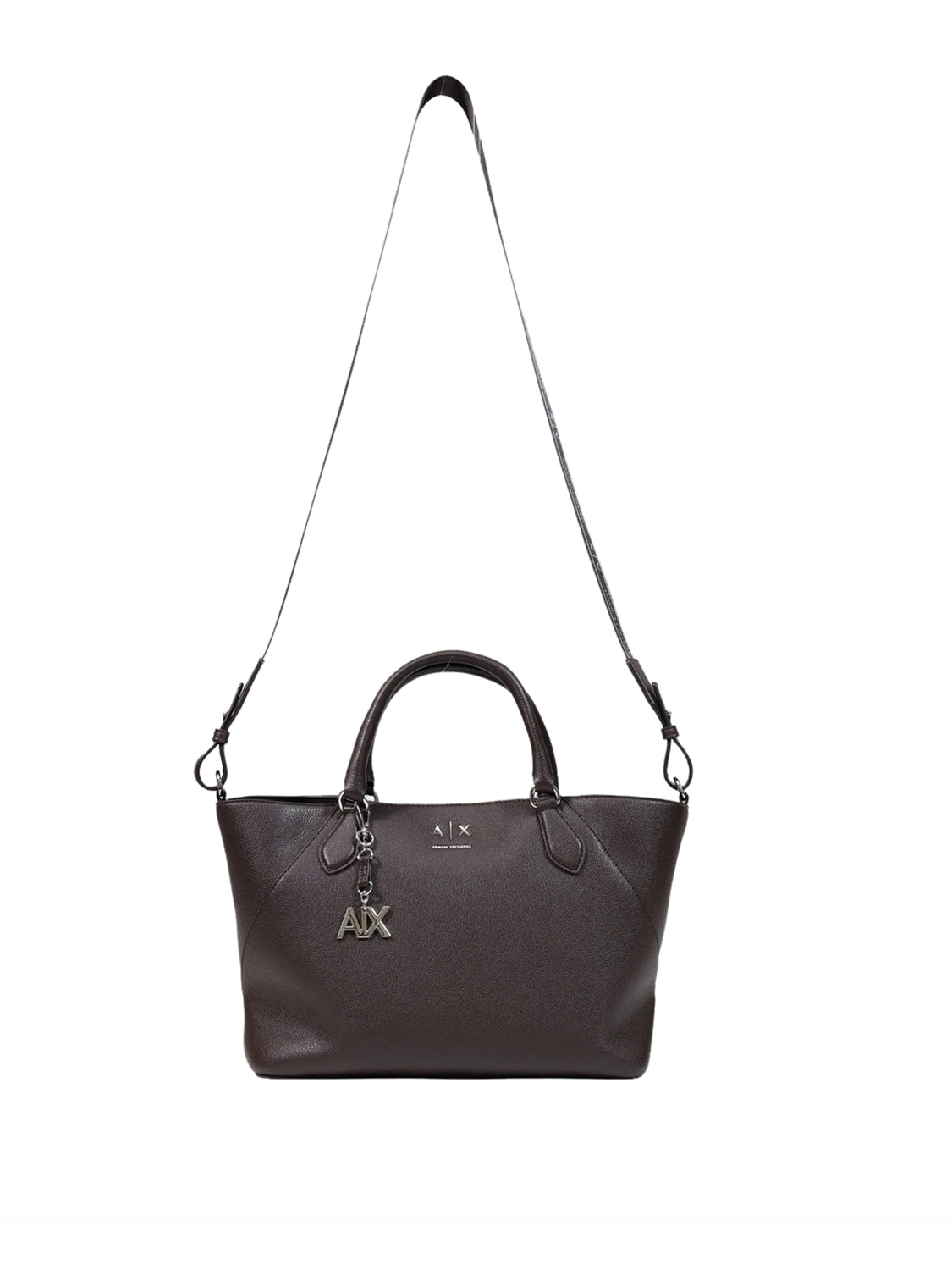 ARMANI EXCHANGE Borsa Shopper Armani Exchange Charm Logo Marrone Antagonist