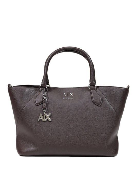 ARMANI EXCHANGE Borsa Shopper Armani Exchange Charm Logo Marrone Antagonist