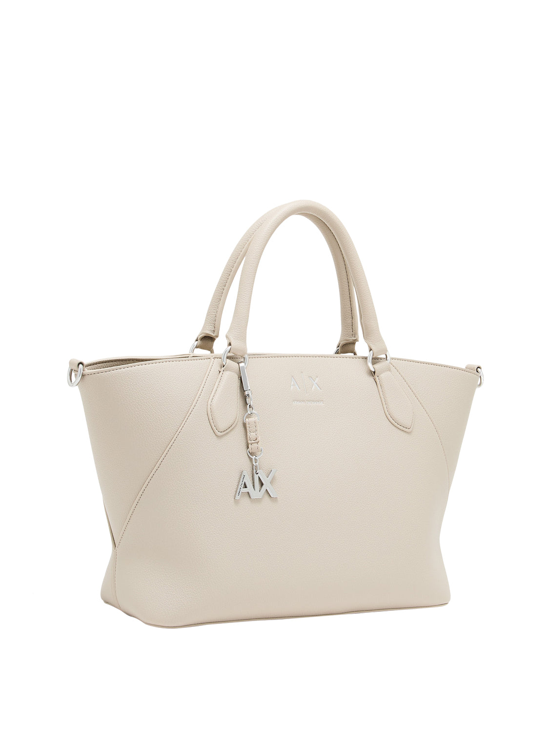 ARMANI EXCHANGE Borsa Shopper Armani Exchange Beige Script