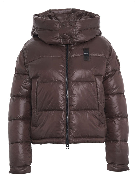 BLAUER Blauer Piumino Corto Imbottito Gloria - Marrone BROWN