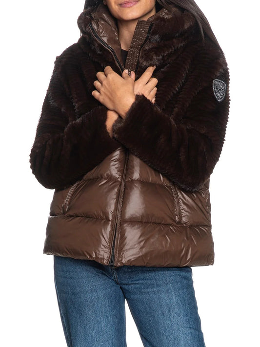 BLAUER Piumino Fanevil Blauer - Marrone Brown 30B