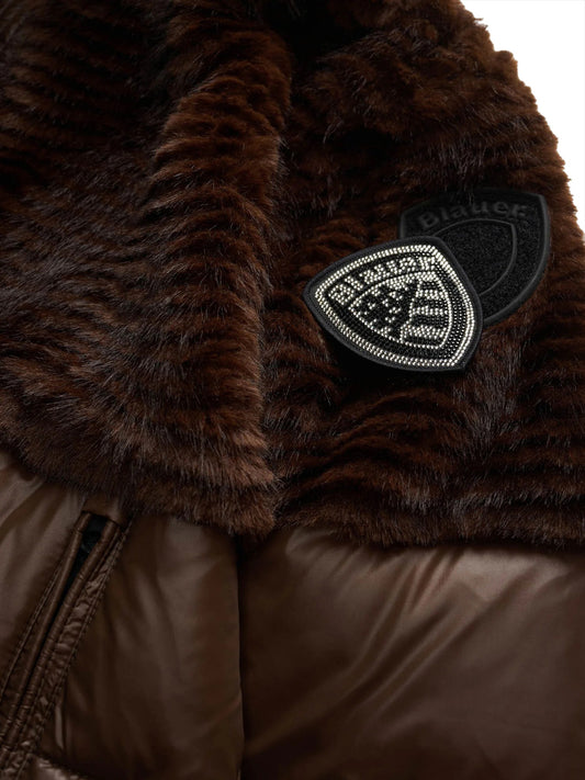 BLAUER Giubbotto Blauer Fanevil Junior Marrone Brown 30B