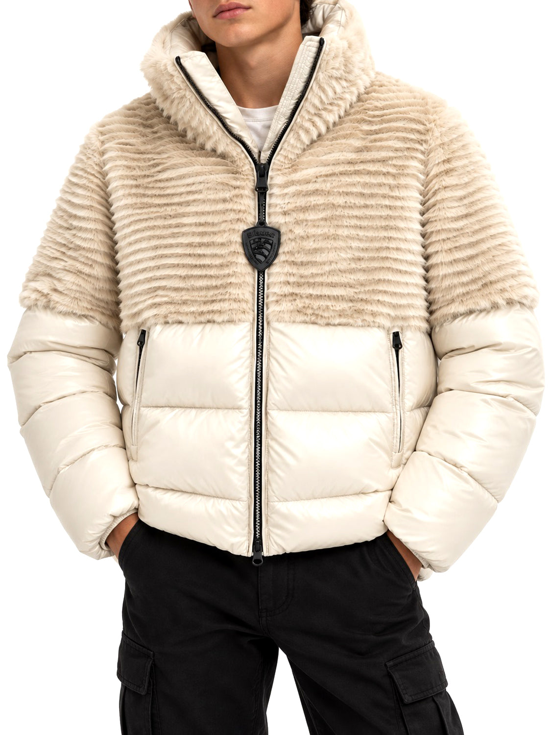 Blauer Piumino Blauer Fanevil Grigio Nebbia