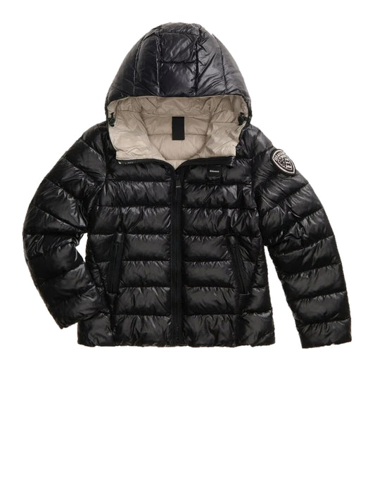 BLAUER Piumino Caroll Junior Blauer - Nero/Beige Nero/beige