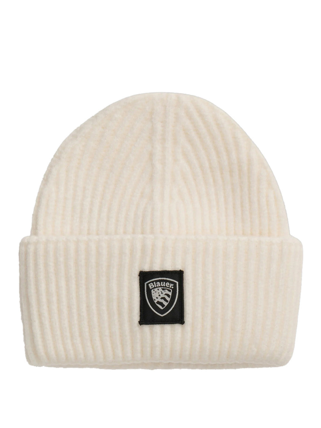 BLAUER Berretto Risvolto Doppio Wabash Bianco Bianco neve