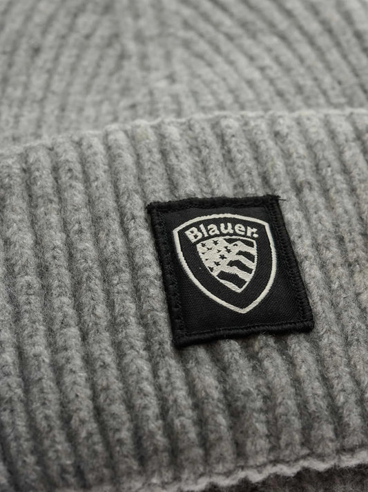 BLAUER Berretto Risvolto Doppio Wabash Grigio Grigio melange