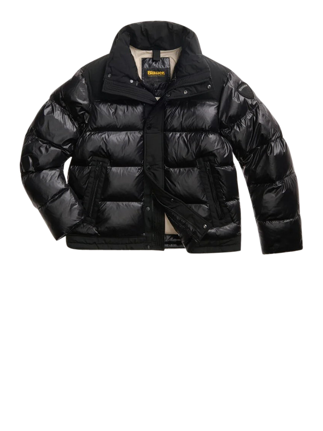 BLAUER Piumino Perkins Blauer - Nero/Beige Nero/beige