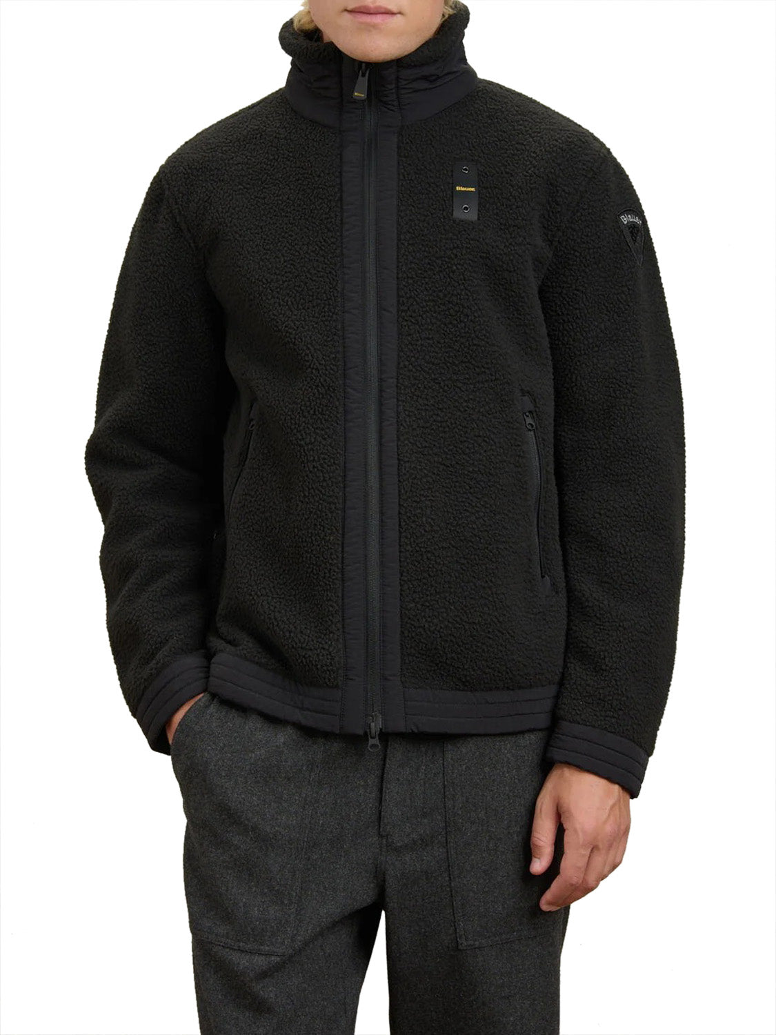 BLAUER Blauer Giubbetto In Pile Gerrish Nero Nero