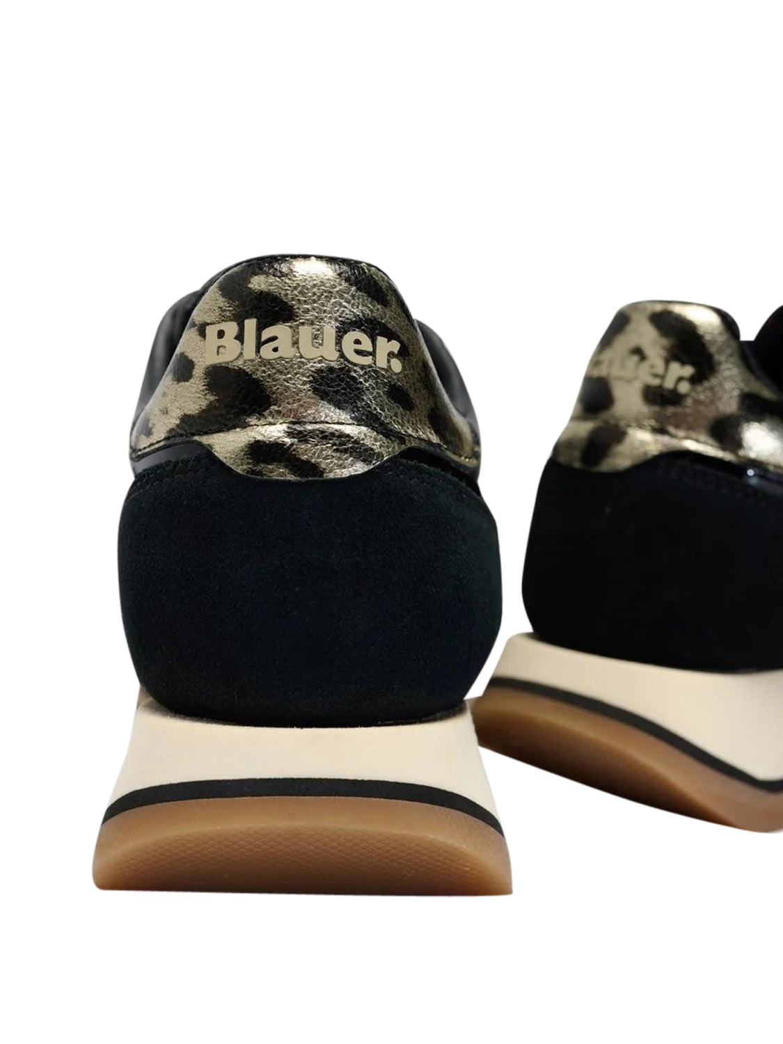 BLAUER Sneakers Blauer Mills01 - Nero/Leopardata Black/Leopard