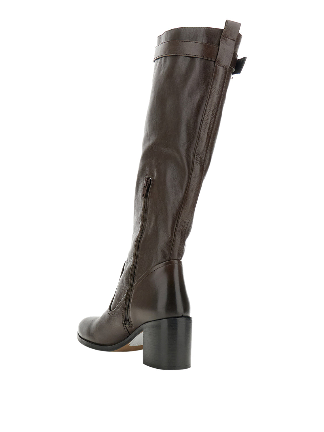 CAFE'NOIR Stivale Cafè Noir In Pelle Con Fibbia A Decoro - Marrone T.MORO