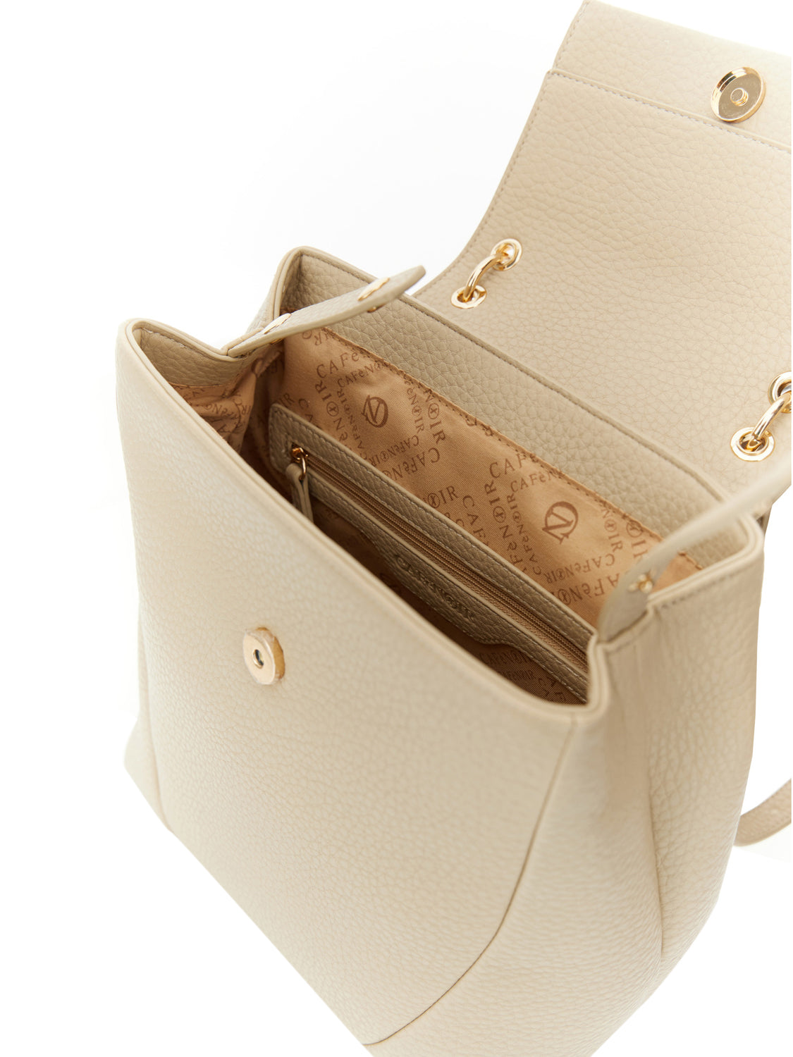CAFE'NOIR Cafè Noir Zaino Con Pattina In Materiale Sintetico - Beige Beige