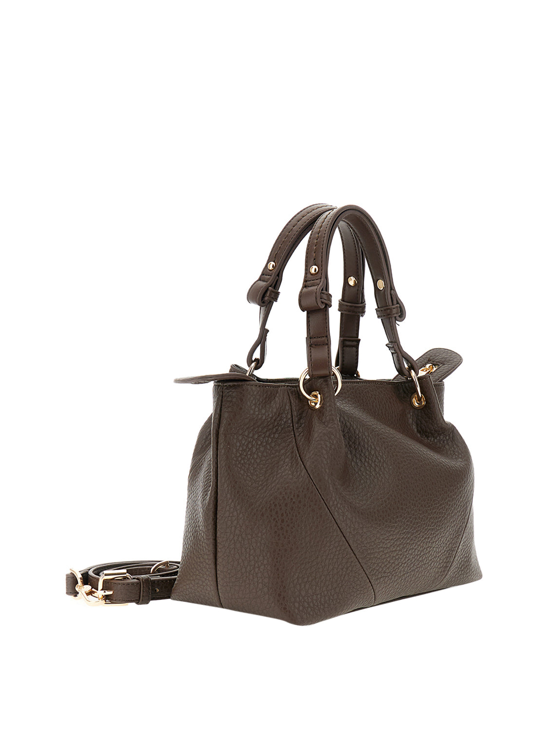 CAFE'NOIR Cafè Noir Borsa A Tracolla Tote Con Pieghe In Materiale Sintetico Marrone T.MORO