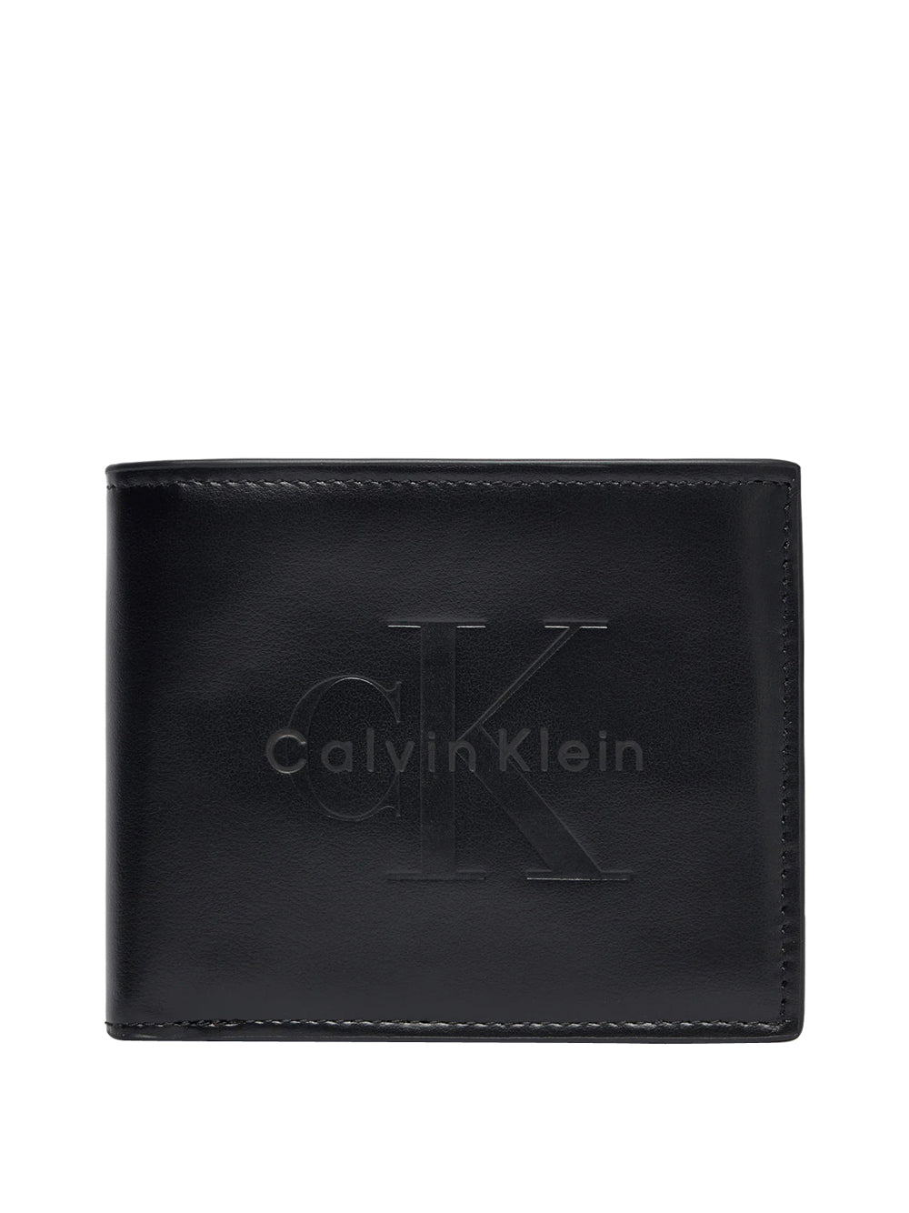 CALVIN ACC.1USCITA Calvin Klein Portafoglio Portamonete Rfid In Nappa - Nero BLACK
