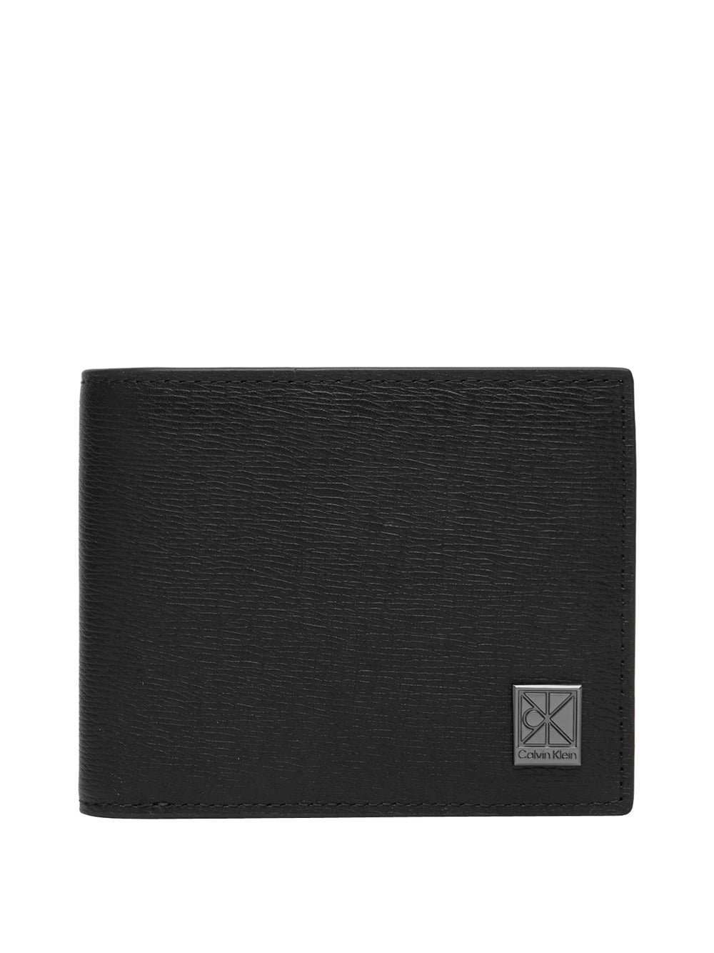 CALVIN ACC.1USCITA Calvin Klein Portafoglio Emblem Bill Fold w/Coin Nero BLACK