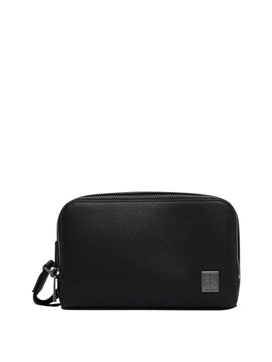 CALVIN ACC.1USCITA Calvin Klein Pochette Emblem Hw Dopp Kit - Nero BLACK
