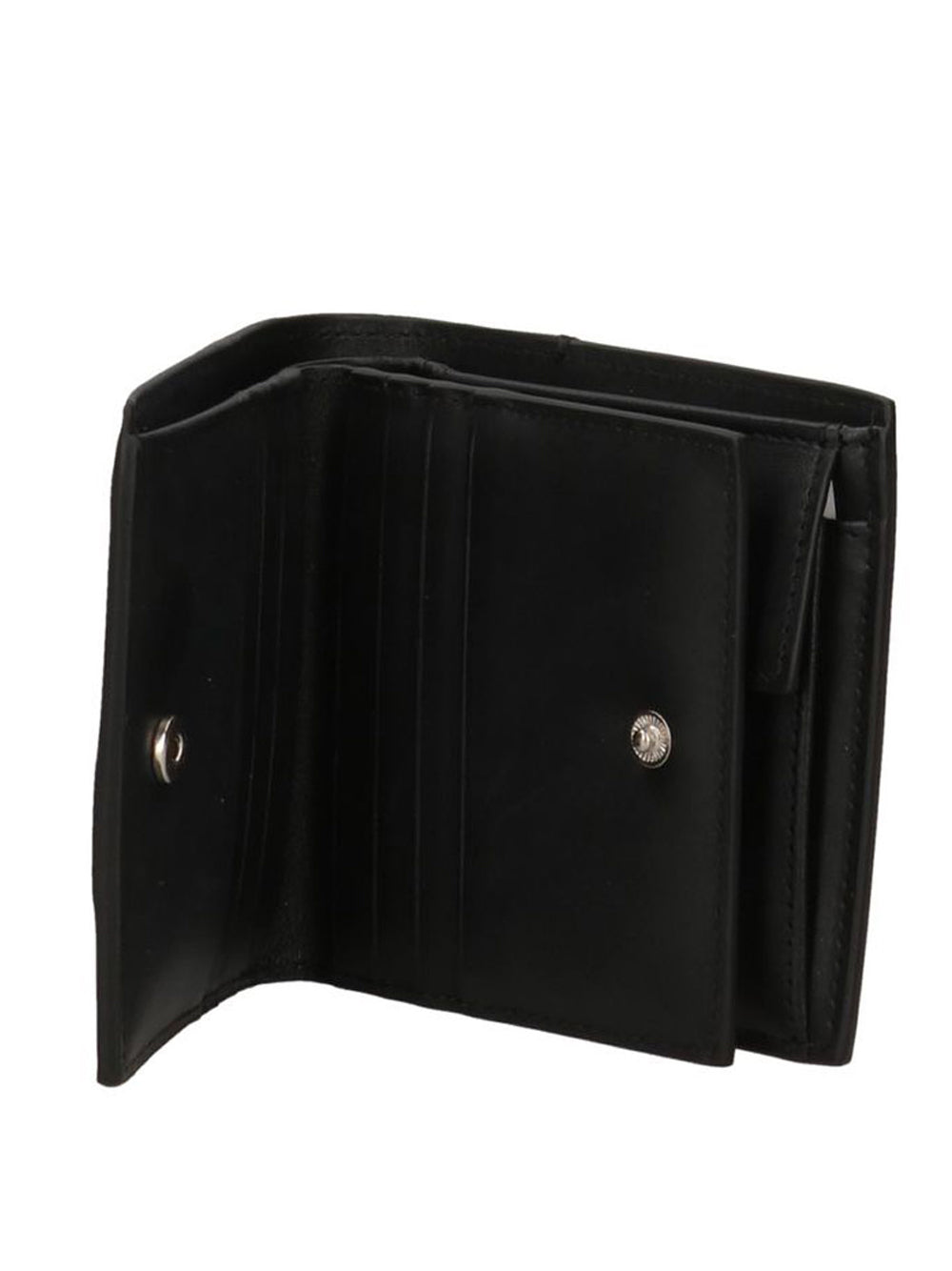 CALVIN ACC.1USCITA Calvin Klein Portafoglio Refined Mix Slim Trifold W Card -Nero BLACK