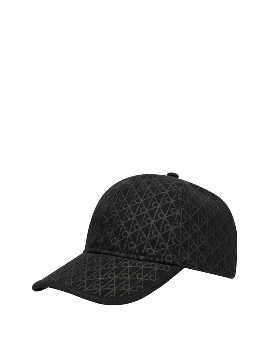 CALVIN ACC.1USCITA Calvin Klein Cappello Emblem Print - Coal Charcoal Aop