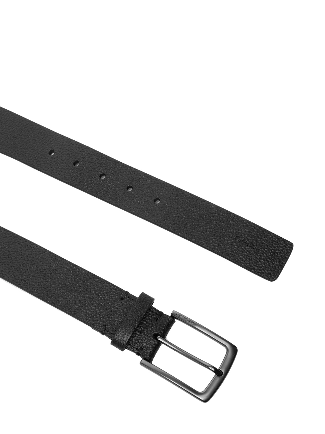 CALVIN ACC.1USCITA Calvin Klein Cintura Buckle Pebble 35MM Nero Black / Matte Gunmetal