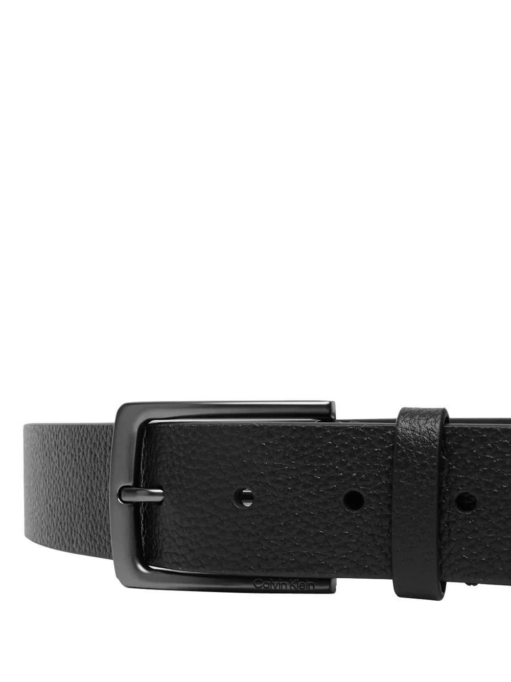 CALVIN ACC.1USCITA Calvin Klein Cintura Buckle Pebble 35MM Nero Black / Matte Gunmetal