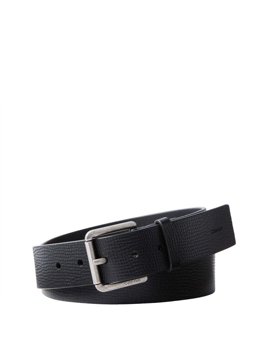 CALVIN ACC.1USCITA Calvin Klein Cintura Casual Roller Buckle 40Mm - Nero Black/Antique Silver