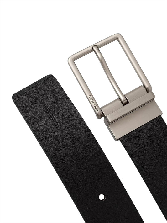 CALVIN ACC.1USCITA Cintura Calvin Klein Warmth Buckle Smooth 40Mm Adj/Re - Nero Nero