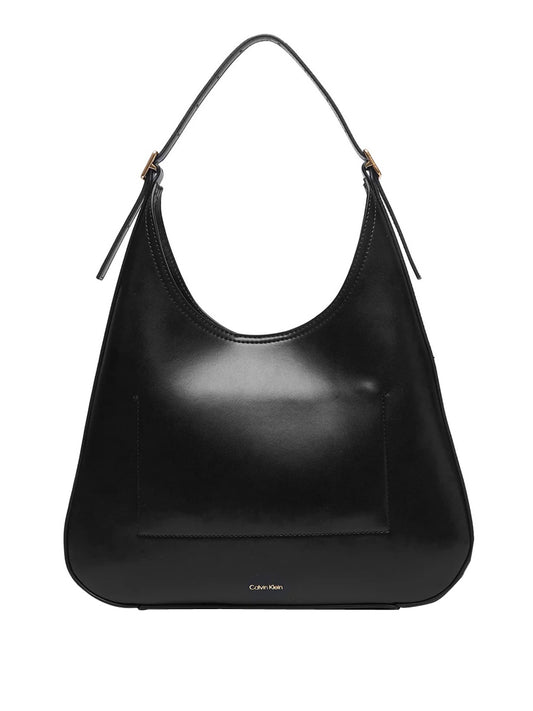 CALVIN ACC.1USCITA Calvin Klein Borsa A Tracolla Medium - Nero BLACK
