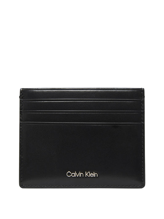 CALVIN ACC.2USCITA Calvin Klein Porta Carte Raised - Nero BLACK
