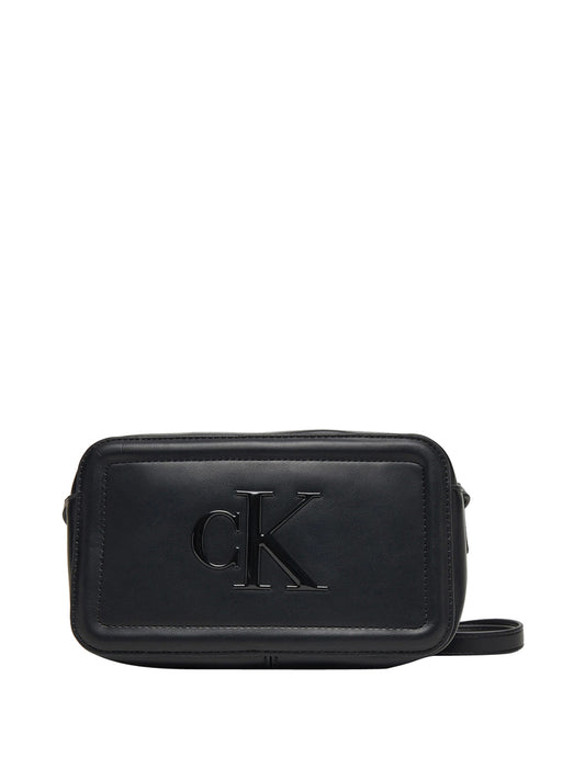 CALVIN ACC.2USCITA Calvin Klein Borsa A Tracolla Ck Camera - Nero BLACK