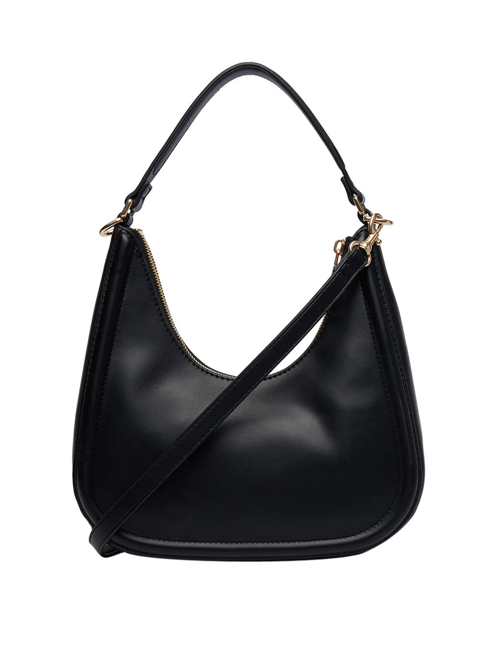 CALVIN ACC.2USCITA Calvin Klein Borsa A Spalla Bold Ck Small Crescent - Nero BLACK