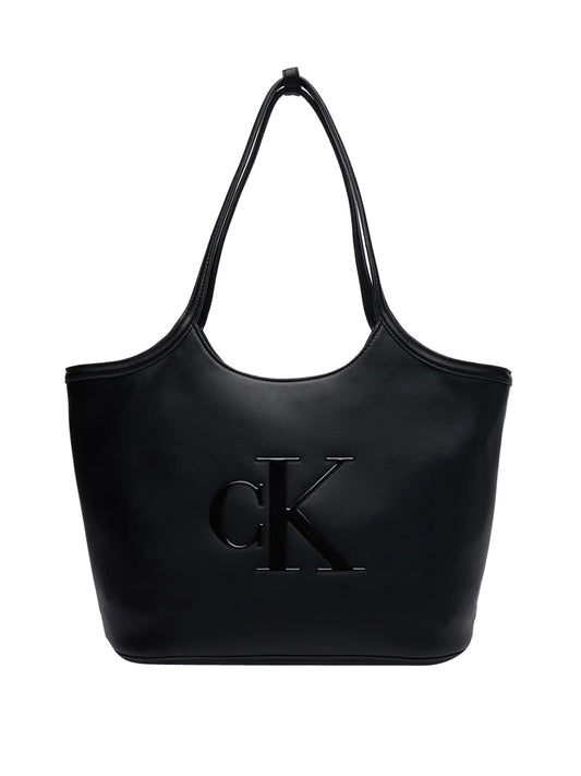 CALVIN ACC.2USCITA Calvin Klein Borsa Shopper Bold Ck - Nero BLACK