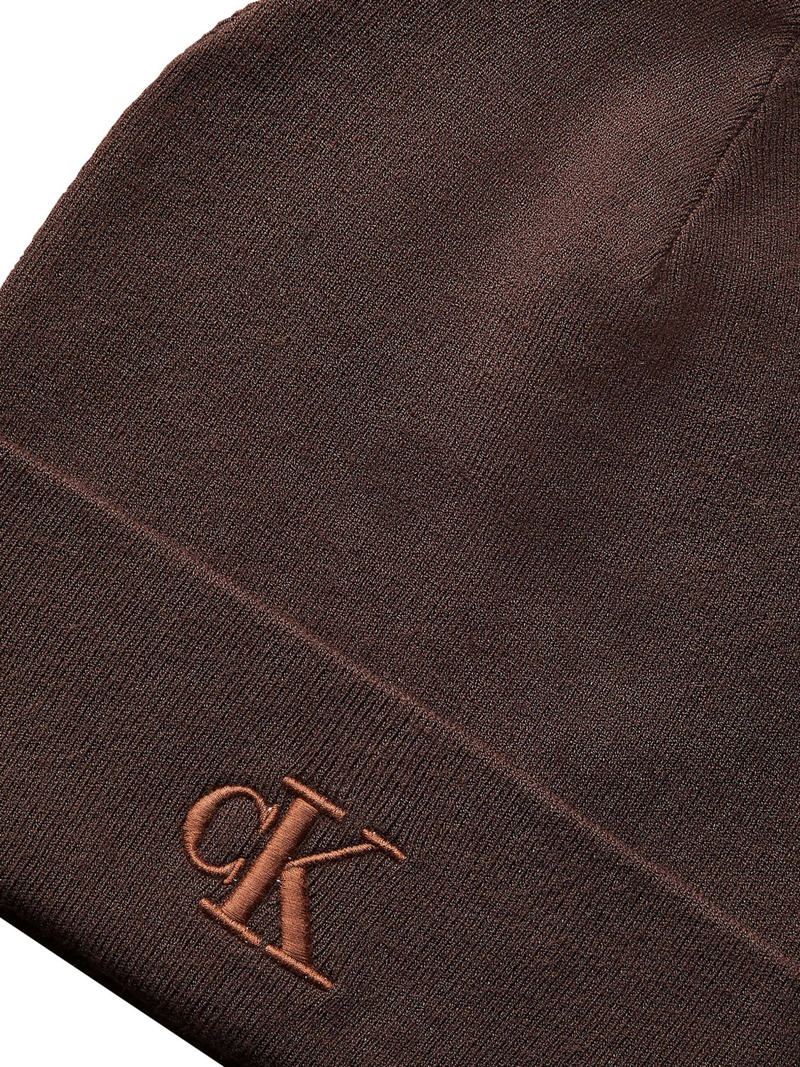 CALVIN ACC.2USCITA Cappello Calvin Klein Fine Rib Marrone Delicioso