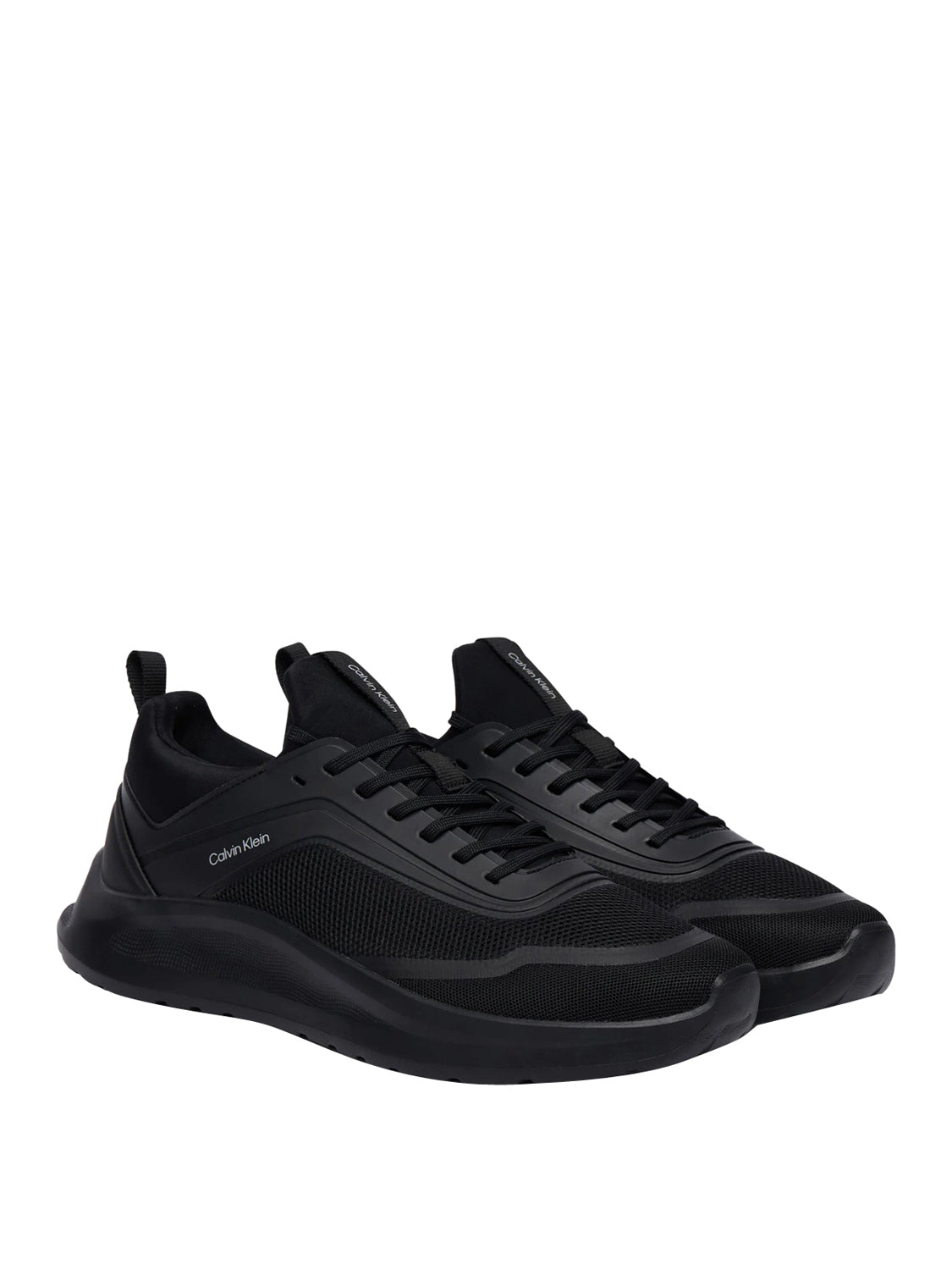 CALVIN CALZATURE Calvin Klein Sneakers Light Eva Run Lace Sock - Nero Triple Black