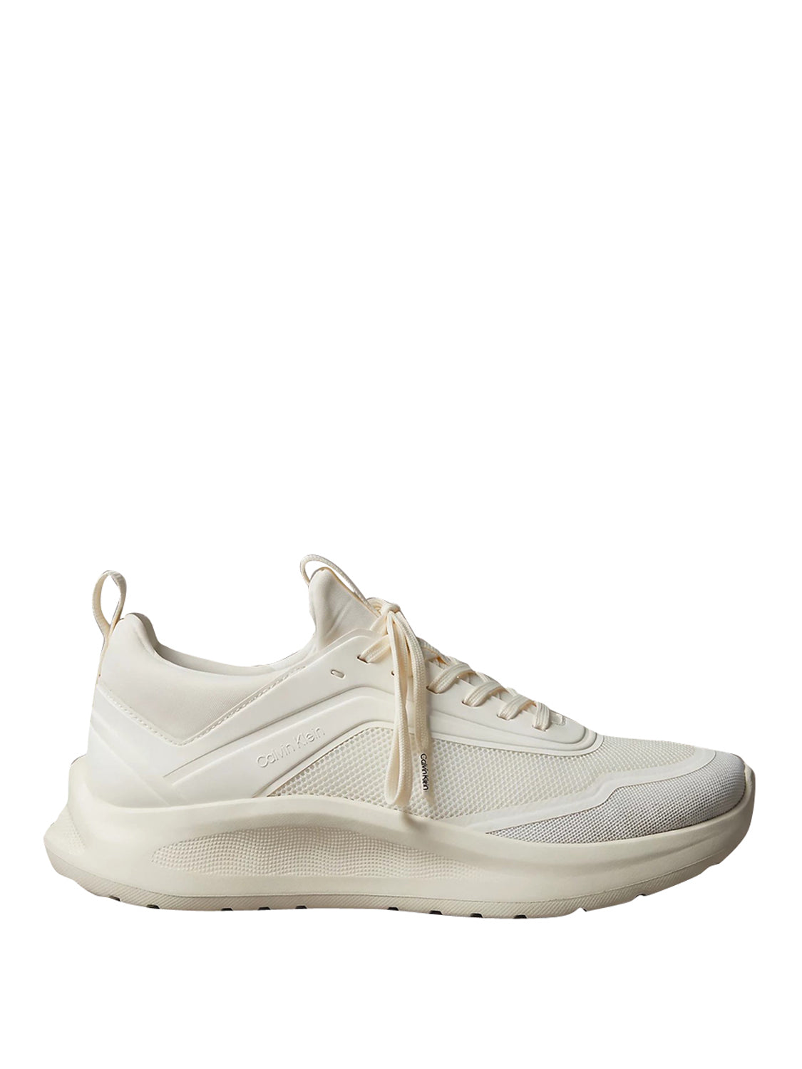 CALVIN CALZATURE Calvin Klein Sneakers Light Eva Run Lace Sock - Bianco Triple Tofu
