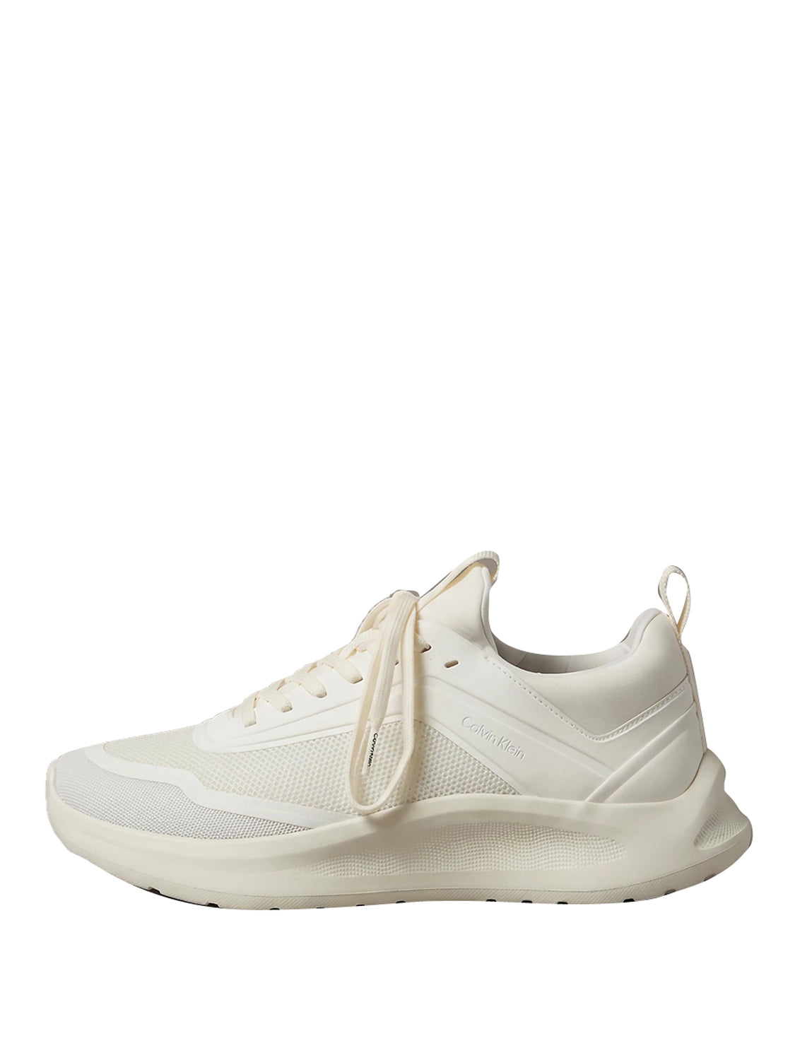 CALVIN CALZATURE Calvin Klein Sneakers Light Eva Run Lace Sock - Bianco Triple Tofu