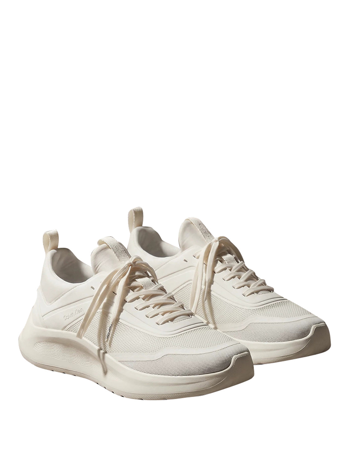 CALVIN CALZATURE Calvin Klein Sneakers Light Eva Run Lace Sock - Bianco Triple Tofu