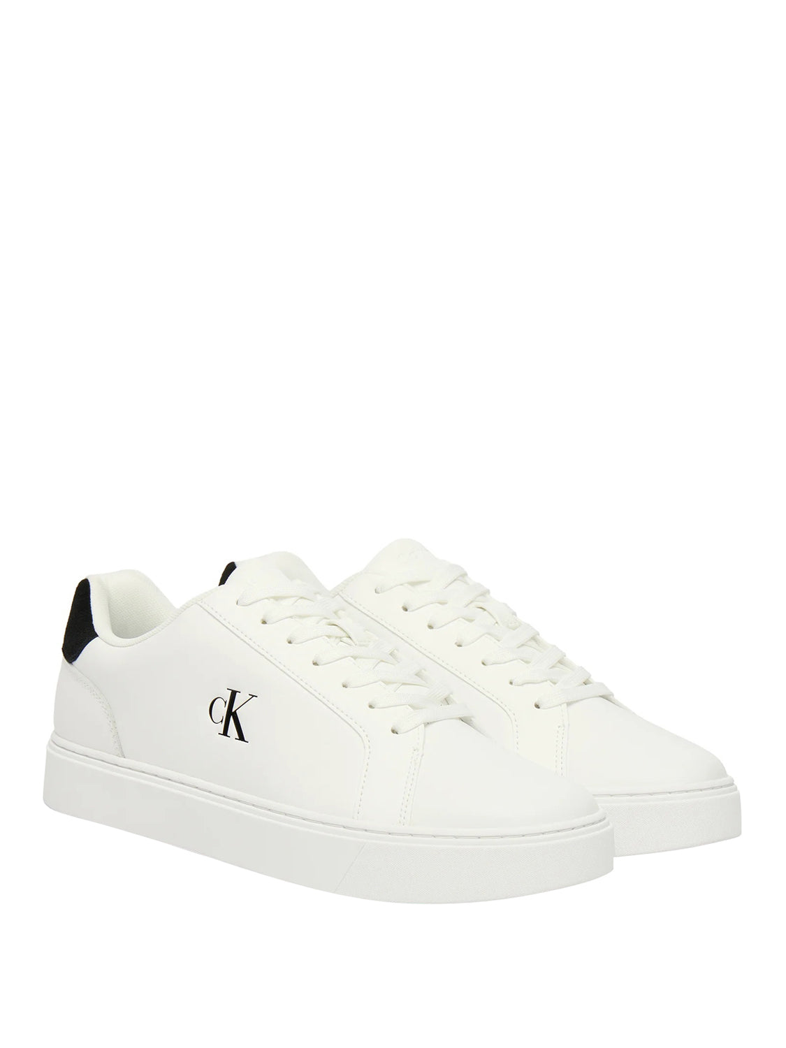 CALVIN CALZATURE Sneakers Calvin Klein Classic Cupsole Laceup Lth Bianco Bright White/Black